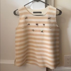 ZARA STRIPPED TOP